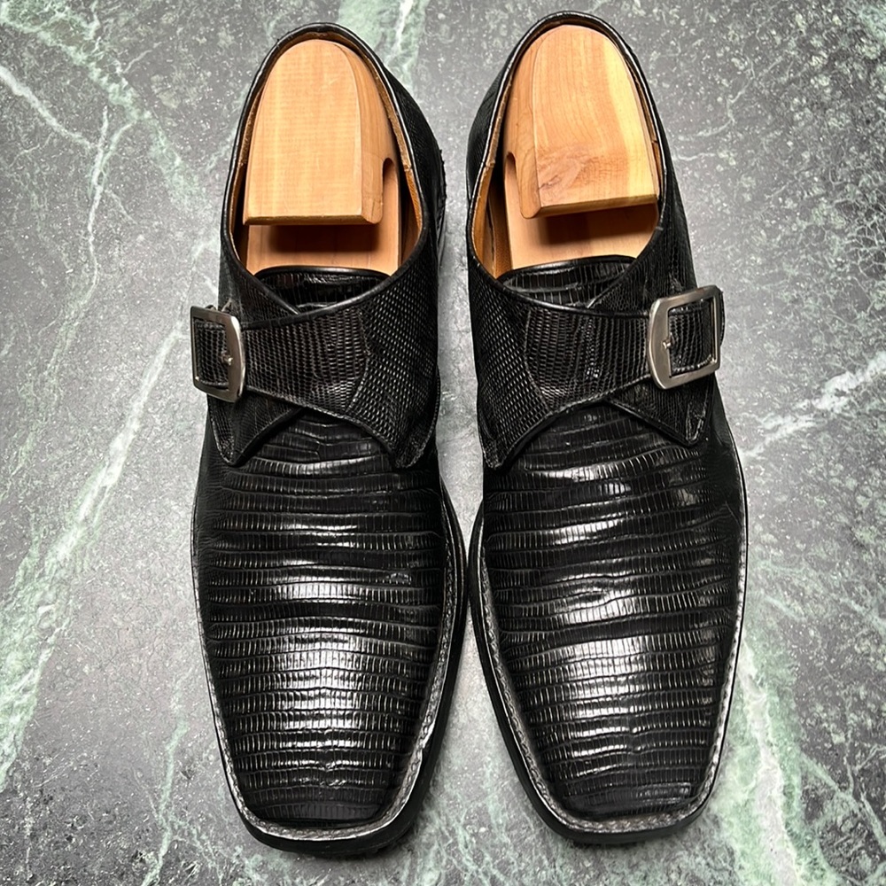 RAGAZZI Genuine lizard men’s dress shoes
